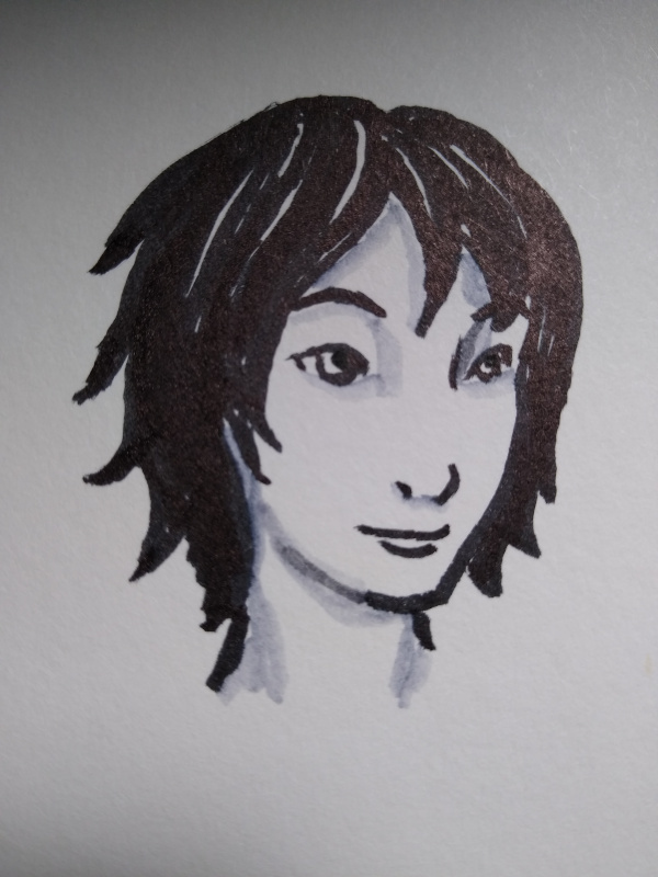 Mehra in brush pen